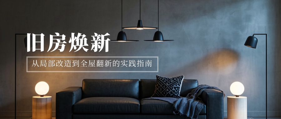 专题 | 旧房焕新 从局部改造到全屋翻新的实践指南